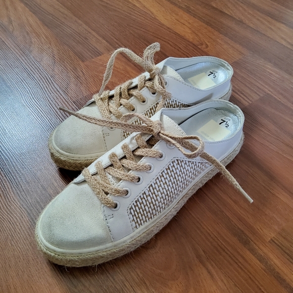 Dolce Vita Slide Sneaker Suede Espadrille Mule 7.5 - Picture 1 of 10